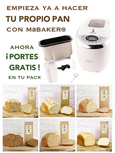 MaBAKER: Empieza ya a hacer tu propio pan. Portes gratis